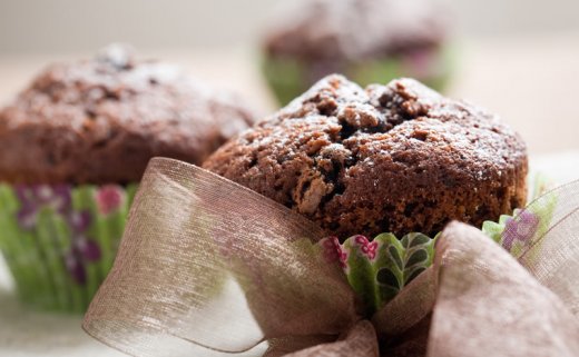 Muffini od čokolade i malina