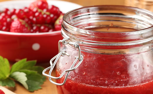 Džem od rabarbare i malina