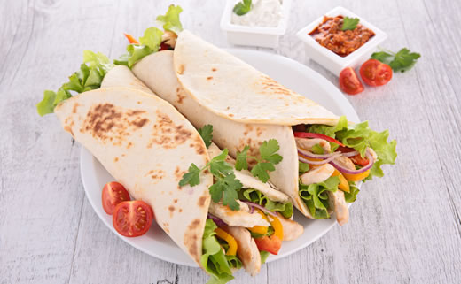 Tortilje od tune, avokada i dinje