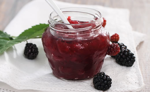 Džem od kupina, meda i bosiljka