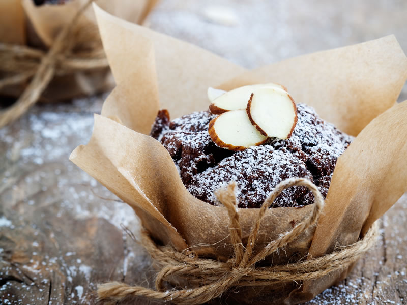 Muffini s kakaom i kupinama