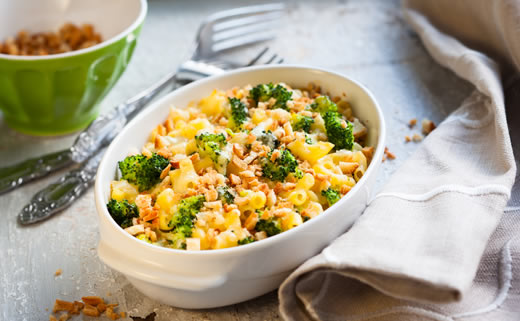 Zapečena tjestenina s patlidžanom i keljom