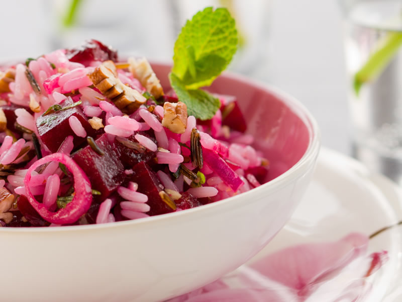 Salata od cikle, ovčjeg sira i sjemenki bundeve