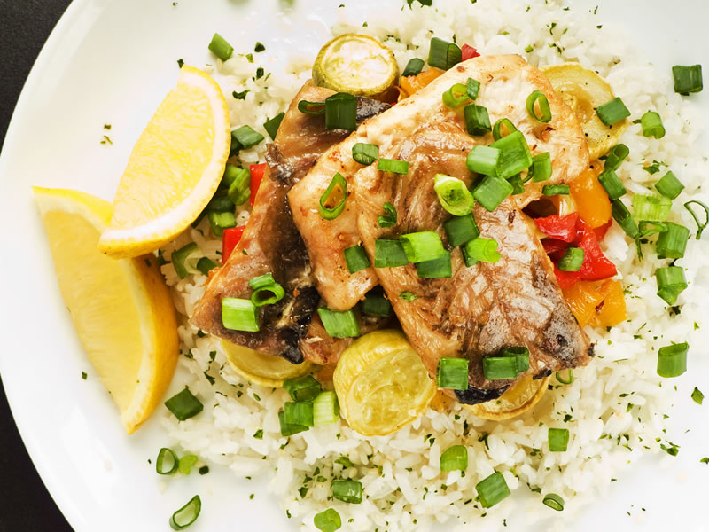 Riba s krumpirom i povrćem