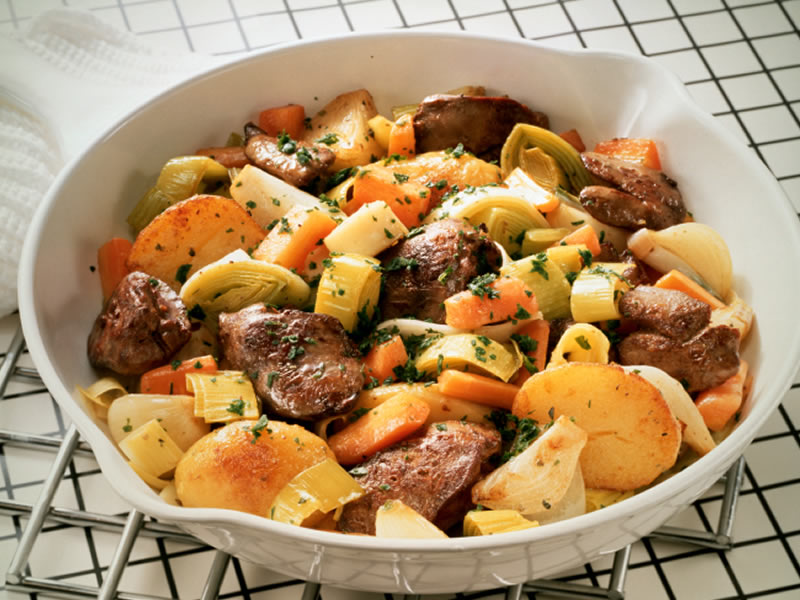 Zapečni batat s bananama