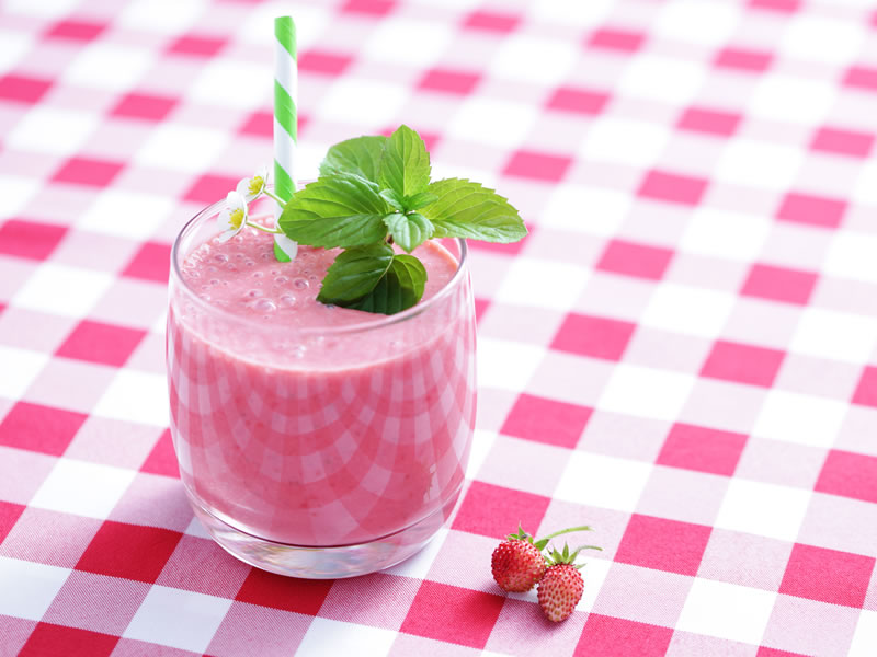 Smoothie od kivija i jagoda