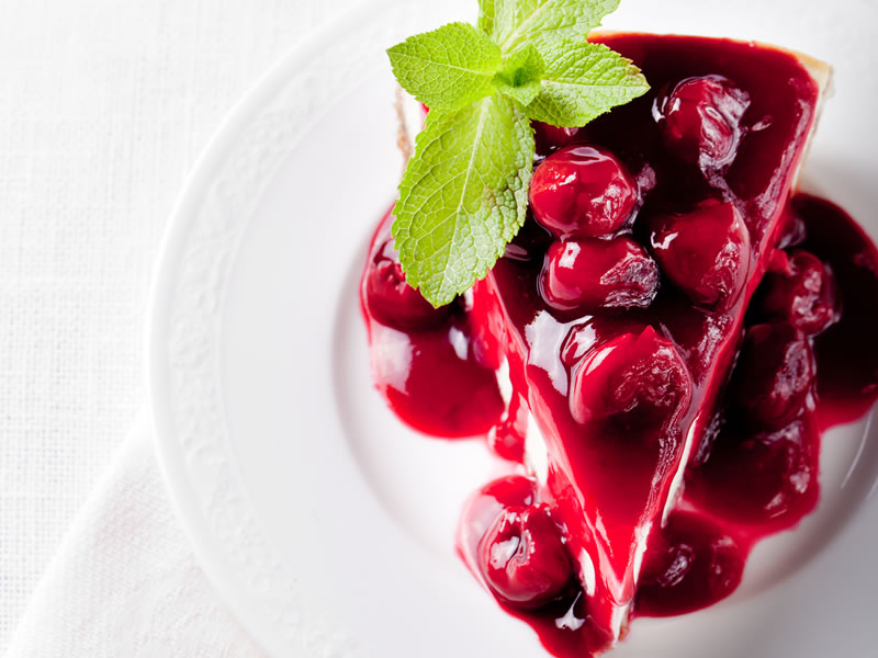 Cheesecake s preljevom od brusnica