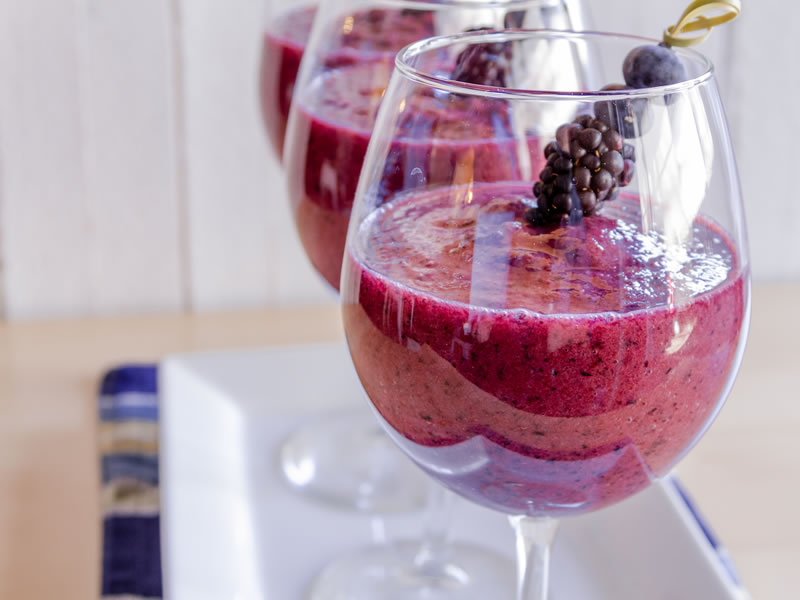 Smoothie od kupina i limete