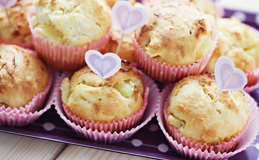 Muffini od jabuke i zobenih pahuljica