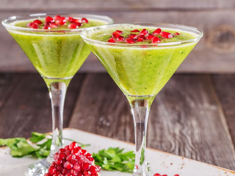 Zeleni proteinski smoothie sa špinatom