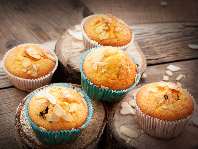 Muffini od zobi i soka od jabuke