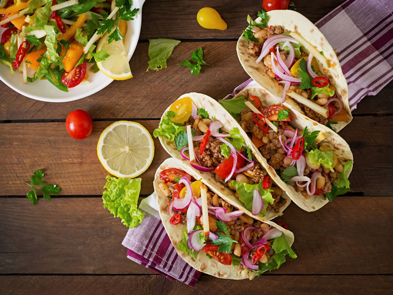 Tortilje punjene šampinjonina i đumbirom