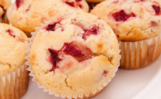 Muffini s bananom i brusnicama