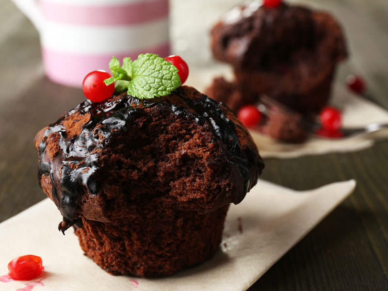 Čokoladni muffini s brusnicama