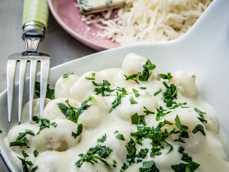 Njoki s avokadom i špinatom