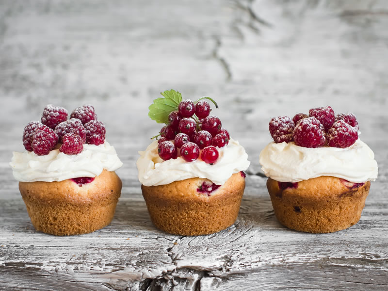 Muffini od malina i naranče