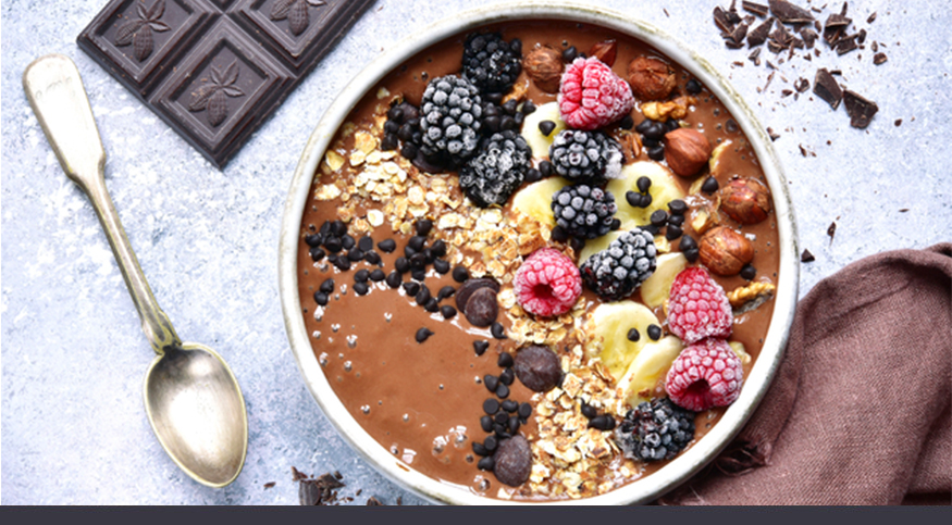 Zobene pahuljice s narančom i kakaom