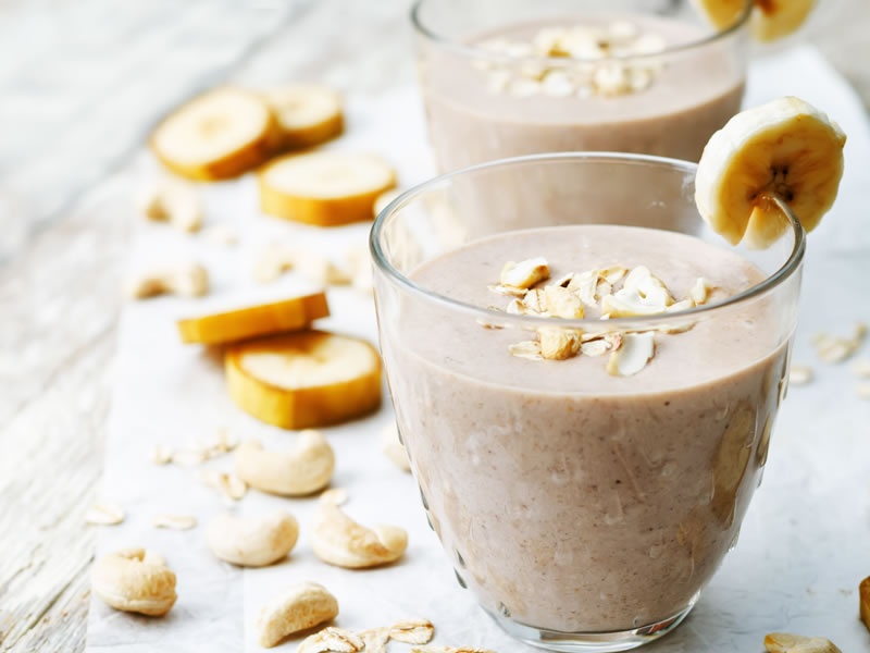 Čokoladni banana smoothie sa zobenim pahuljicama