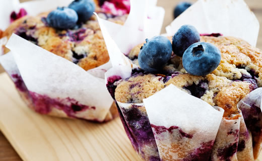 Muffini od jogurta i borovnica