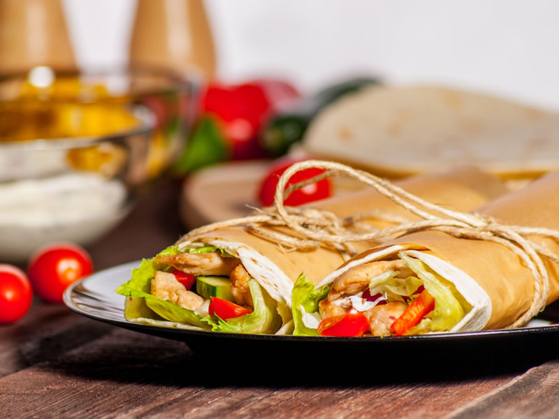 Tortilje s piletinom i paprikom