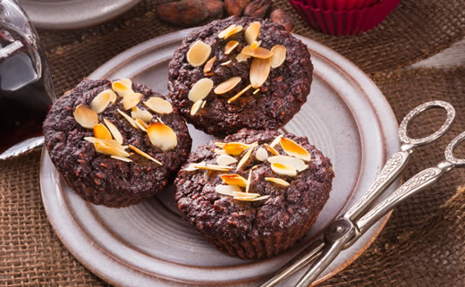 Muffini od grožđica i badema