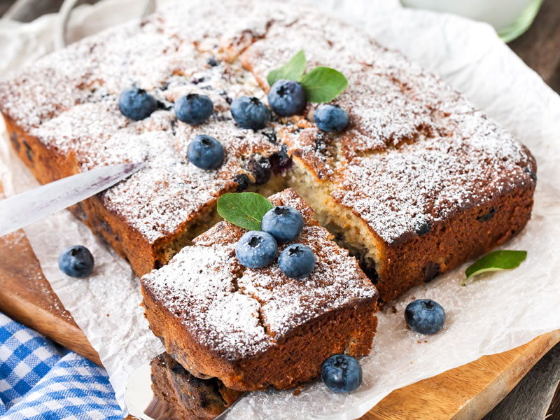 Kolač od kokosa i borovnica