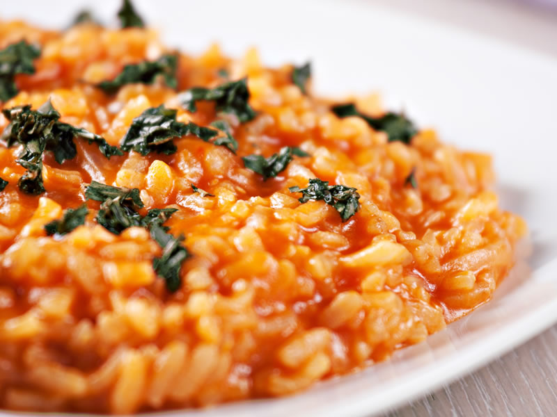 Rižoto s rajčicama i parmezanom