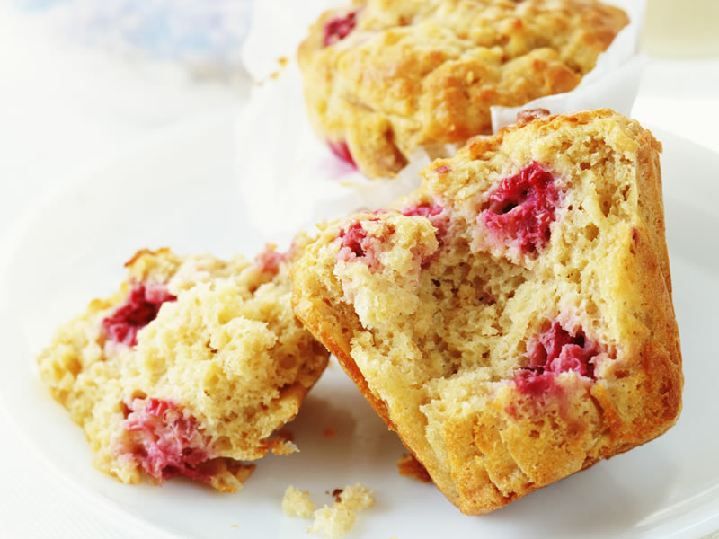 Muffini od malina i kokosa