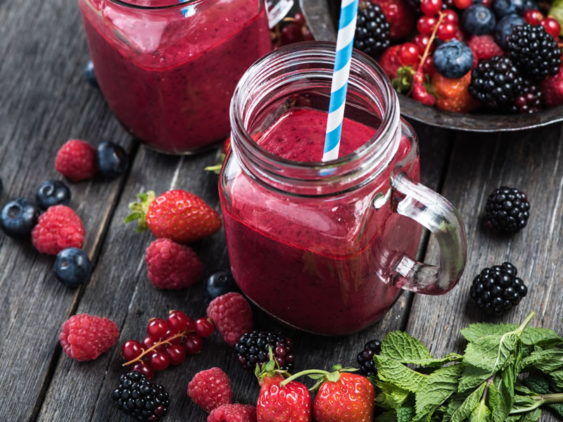 Smoothie od malina i čokolade