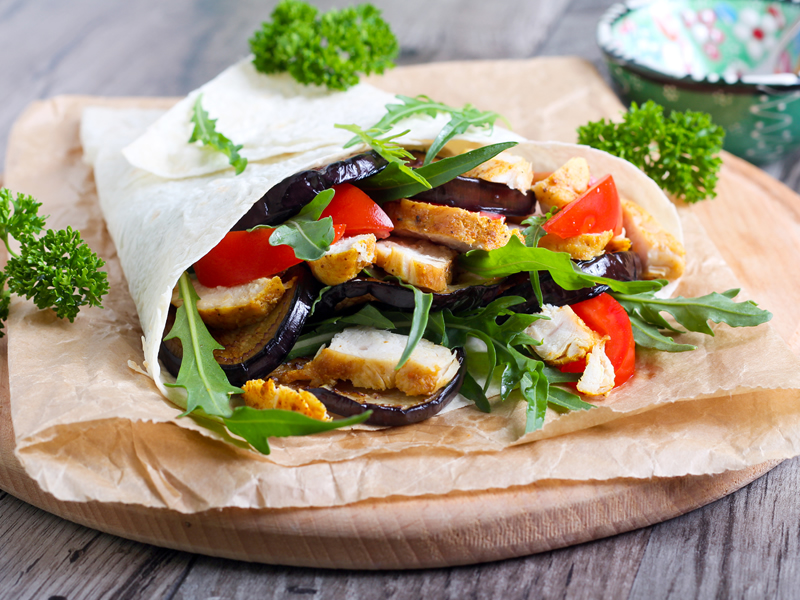 Tortilje s keljom i slanutkom