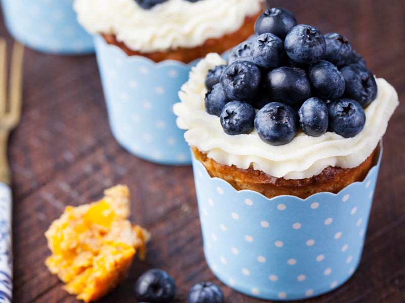 Muffini od borovnica i naranče