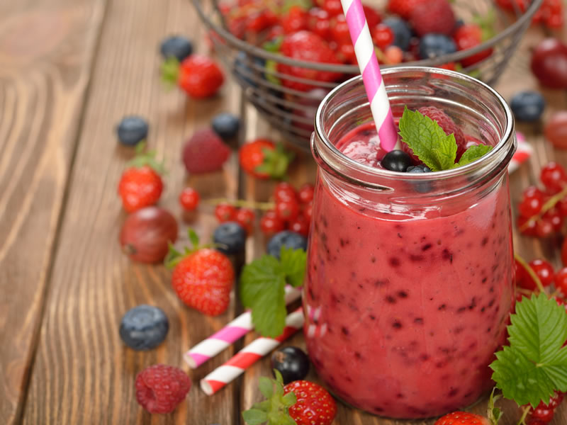 Antioksidacijski smoothie od bobičastog voća i chia sjemenki