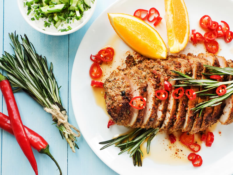 Osvježavajuća piletina s rajčicama