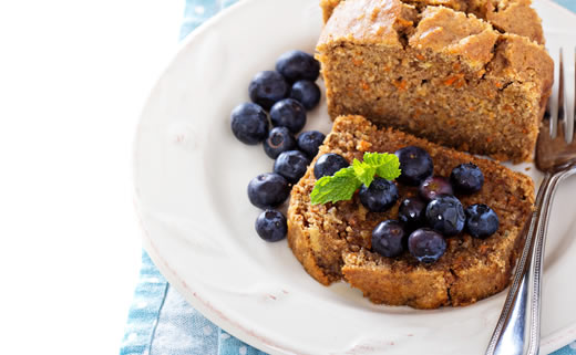 Kruh od limuna i borovnica