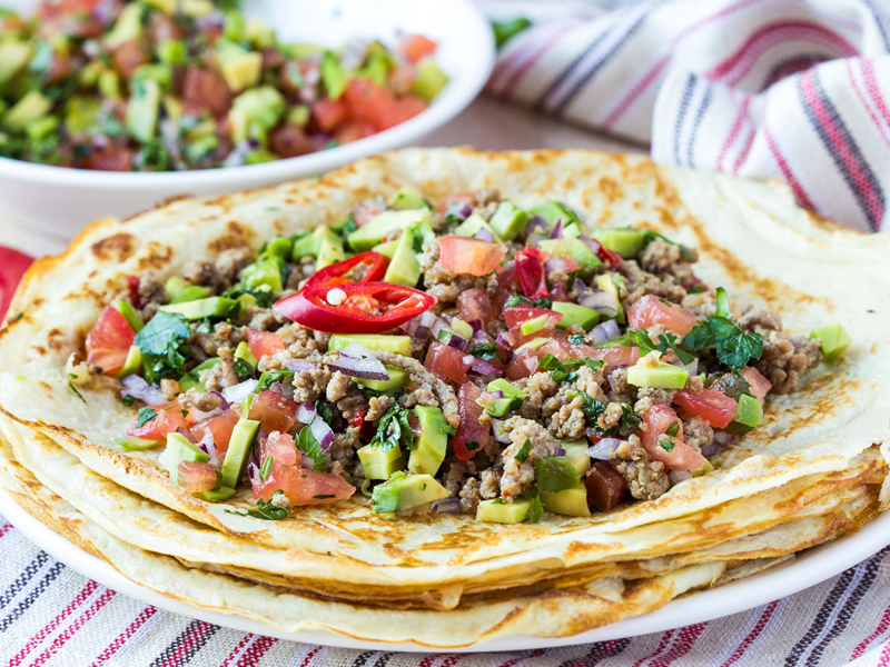 Ukusne vegetarijanske tortilje