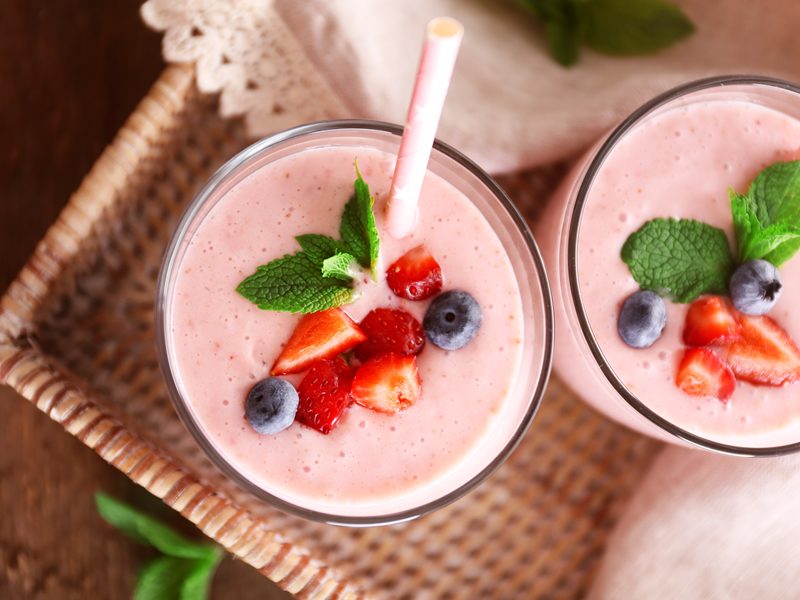 Smoothie od jagoda, borovnica i malina