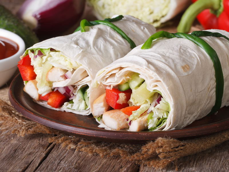 Tortilje od špinata i tune