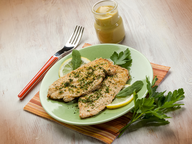 Losos s limunom i bosiljkom