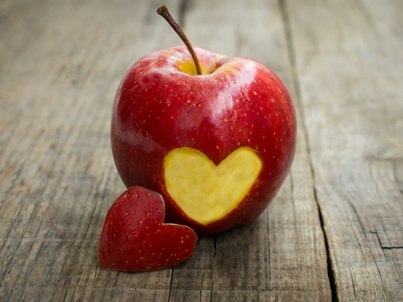 Zdravi čips od jabuke