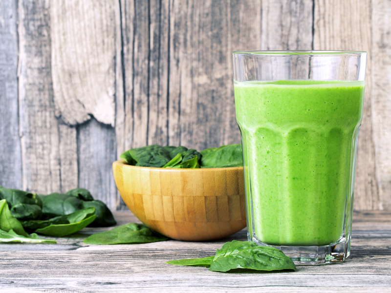 Zeleni smoothie s bananom i keljom