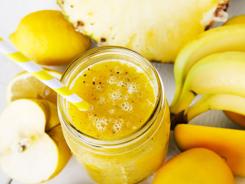 Smoothie s matcha prahom