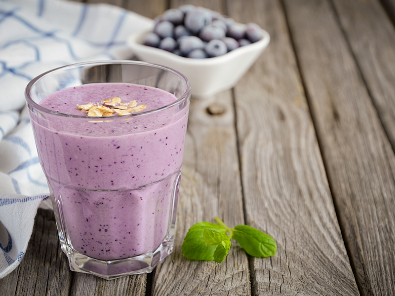 Smoothie od banana i borovnica za mlade mame