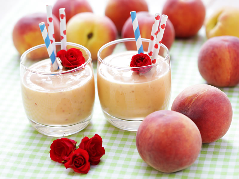 Niskokalorični smoothie s breskvama