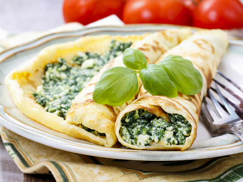 Omlet s kozjim sirom