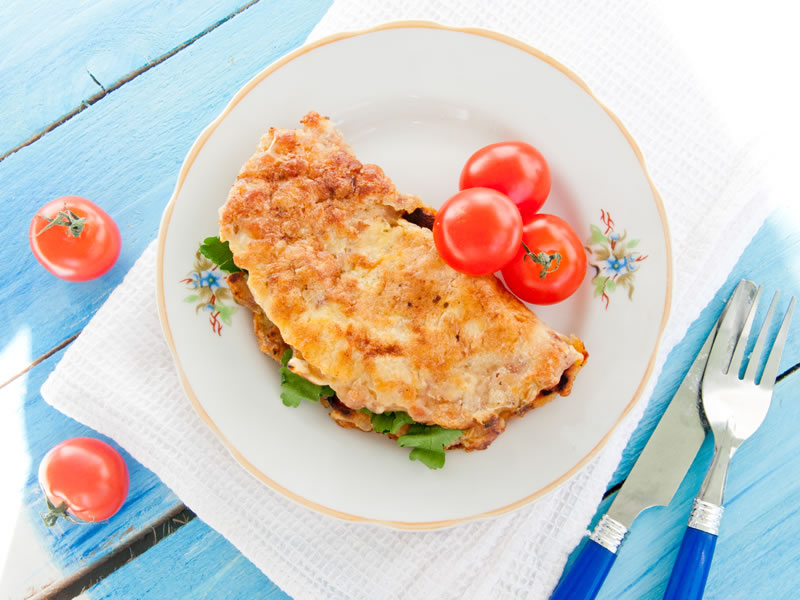 Omlet s bobičastim voćem