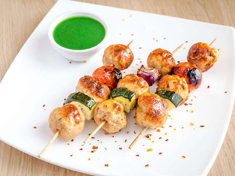 Punjeni tofu ražnjići