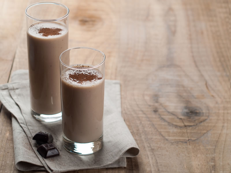 Jednostavan smoothie s bananom i čokoladom