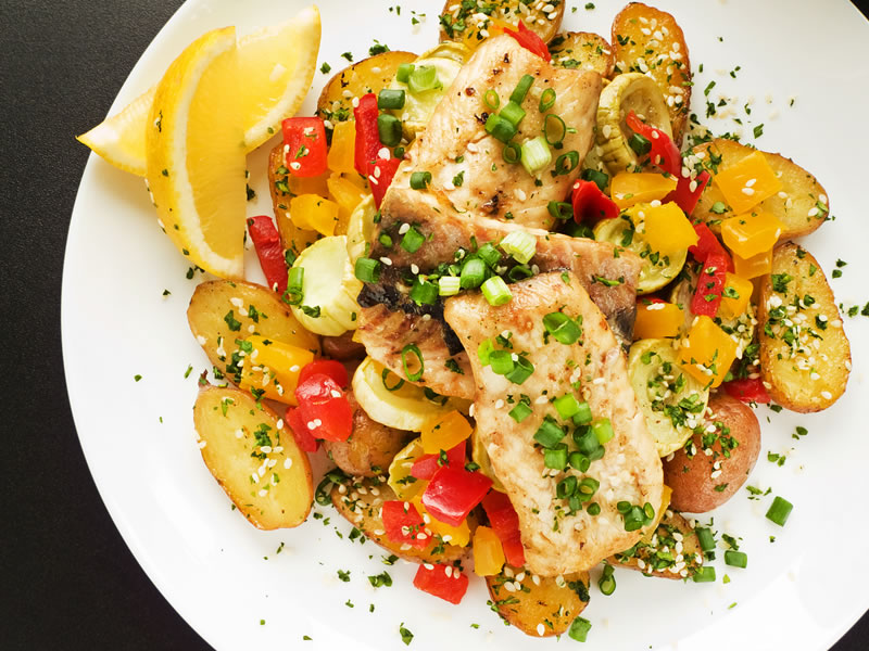 Škampi na štapiću s maslacem od lješnjaka