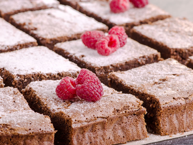 Brownieji od bijele čokolade i matcha praha