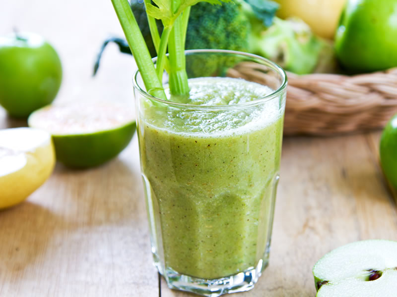 Zeleni smoothie s limetom i mentom